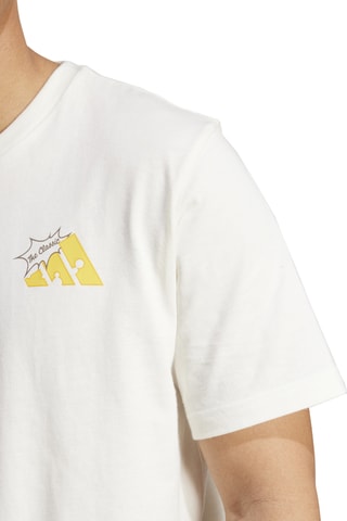 T-shirt regular Food Grilled Cheese Graphic - Blanc