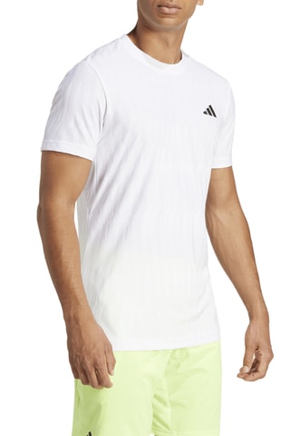 T-shirt slim de tennis Adicolor - Blanc