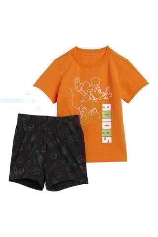 T-shirt et short Mickey Disney - Orange