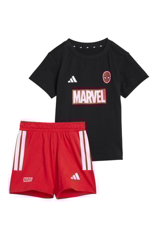 T-shirt et short Spider-Man Avengers Marvel - Noir