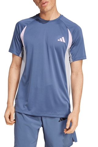 T-shirt slim d'entraînement Tech Apparel - Bleu foncé