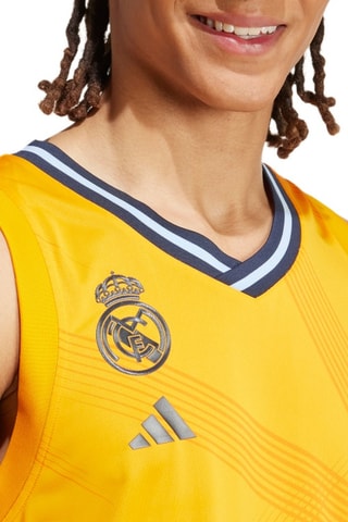Maillot de basketball Real Madrid - Jaune et noir
