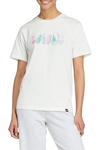 T-shirt regular Lounge Food - Blanc