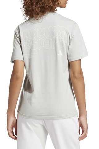 T-shirt regular Lounge Verbiage - Gris clair