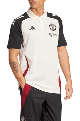 Polo d’entrainement regular Manchester United - Blanc