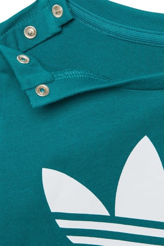 T-shirt - Bleu canard et blanc - Adidas