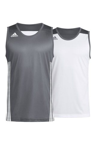Maillot de basketball 3G Speed - Gris foncé et blanc