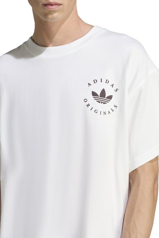 T-shirt loose Trefoil GFX - Blanc