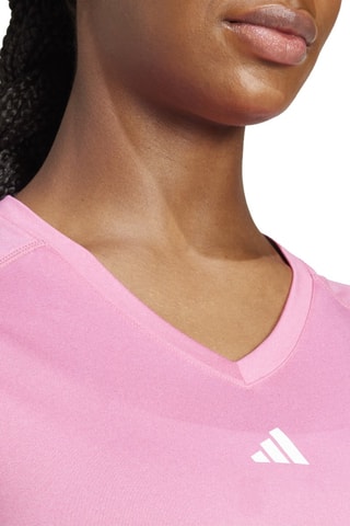 T-shirt d’entrainement Essentials - Rose et blanc