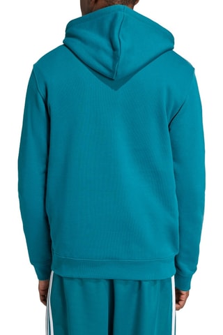 Sweat à capuche Adicolor - Bleu canard et blanc - Adidas