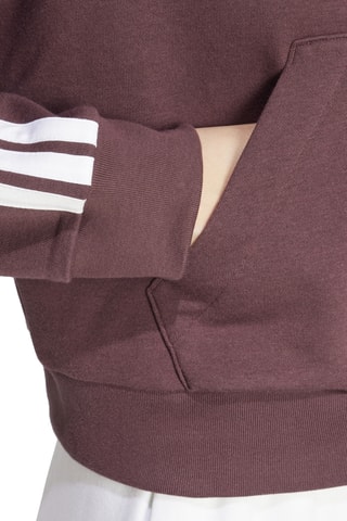 Sweat à capuche Essentials - Bordeaux et blanc