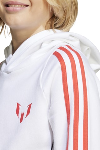 Sweat à capuche Messi - Blanc
