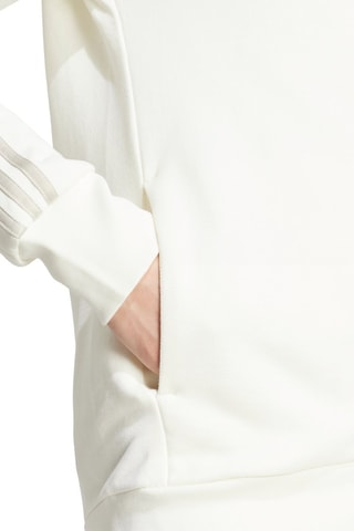 Sweat à capuche - Blanc et taupe