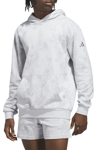 Sweat à capuche Mahomes Iced Time - Gris