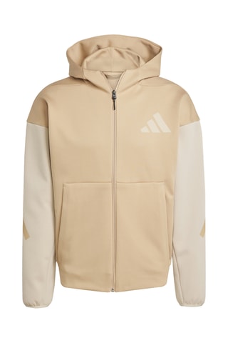 Sweat à capuche Z.N.E - Marron clair et beige