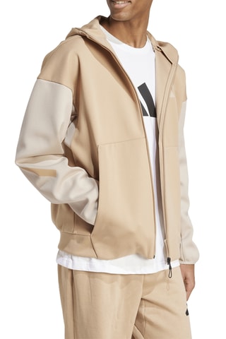 Sweat à capuche Z.N.E - Marron clair et beige