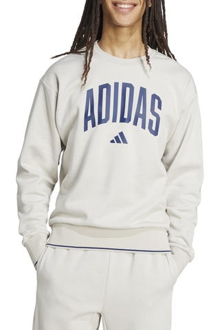 Sweat Sueur Universitaire - Ecru