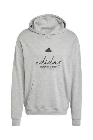 Sweat à capuche Brand Love - Gris