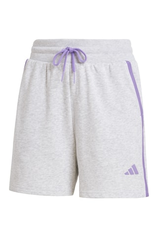 Short taille haute Essentials - Gris chiné