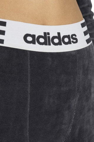 Short en velours taille haute Booty Hivernal - Noir