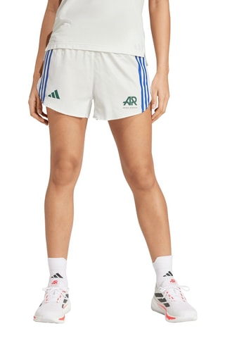 Short de running taille haute Tech - Blanc