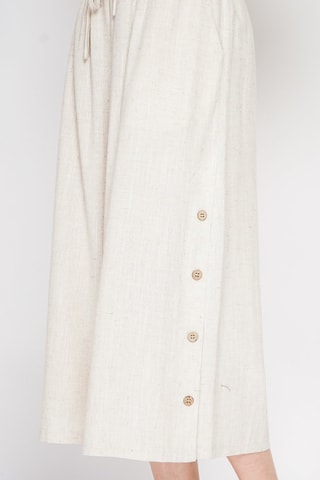 Pantacourt en lin - Beige