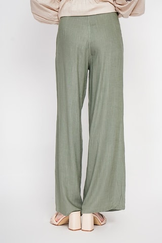 Pantalon ample en lin - Beige