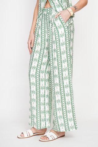 Pantalon en lin - Vert