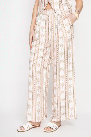 Pantalon en lin - Beige