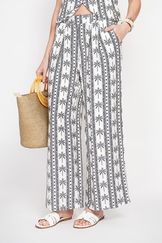 Pantalon en lin - Noir