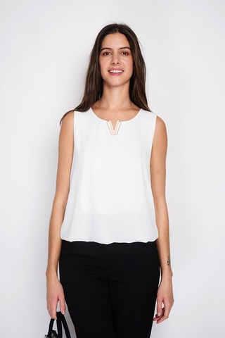 Top - Blanc