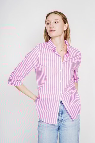 Chemisier en lin - Rose