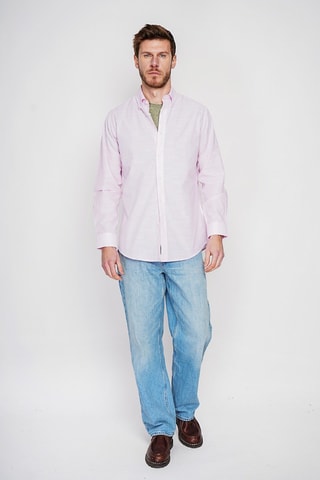 Chemise en lin - Rose