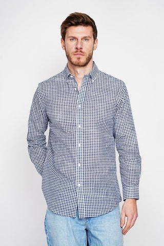 Chemise en lin - Bleu marine