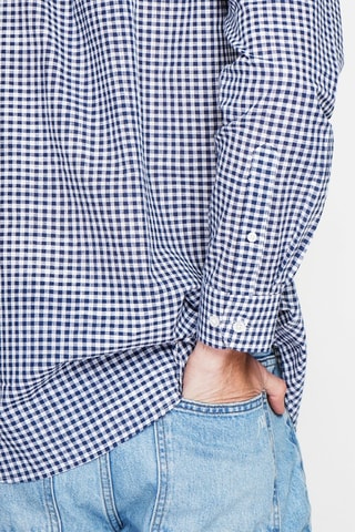 Chemise en lin - Bleu marine