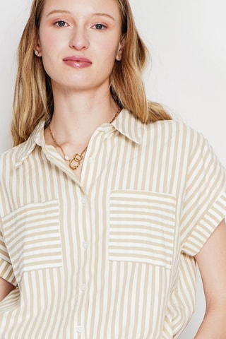 Chemisier en lin - Beige