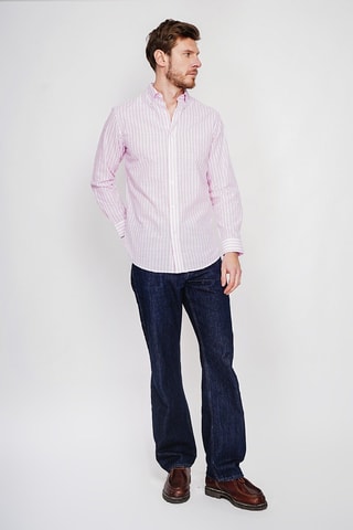 Chemise en lin - Rose