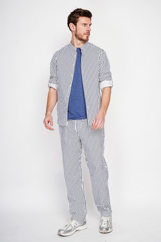 Chemise en lin - Bleu marine