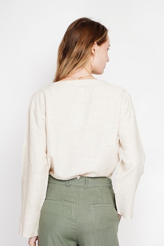 Blouse en lin - Beige