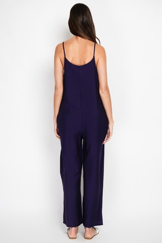 Salopette en lin - Bleu