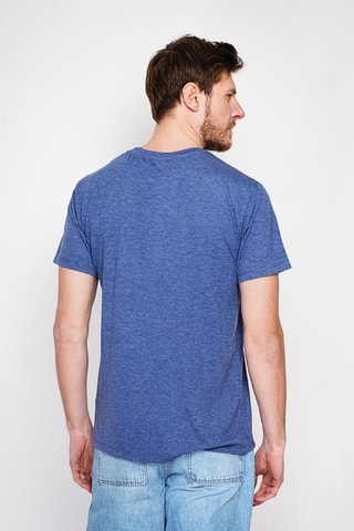 T-shirt en lin - Bleu marine