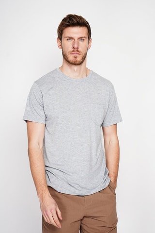 T-shirt en lin - Gris