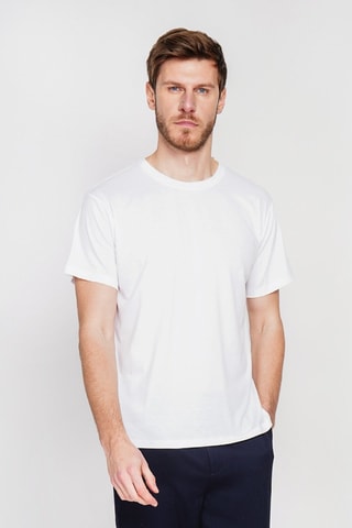 T-shirt en lin - Blanc