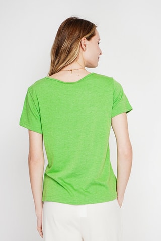 T-shirt en lin - Vert
