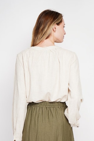 Blouse en lin - Beige
