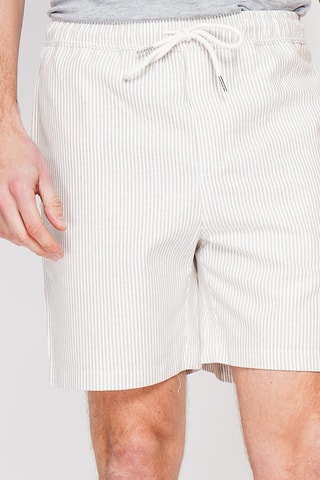 Bermuda en lin - Camel