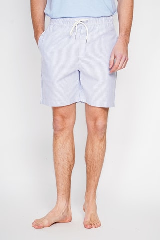 Bermuda en lin - Bleu marine