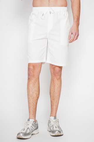 Bermuda en lin - Blanc