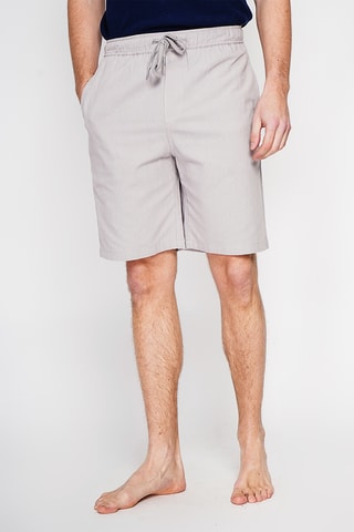 Bermuda en lin - Gris