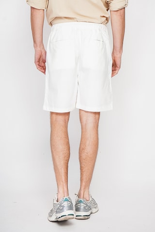 Bermuda en lin - Blanc